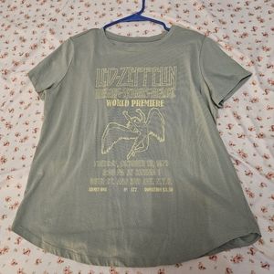 Led Zepplin Green T-Shirt